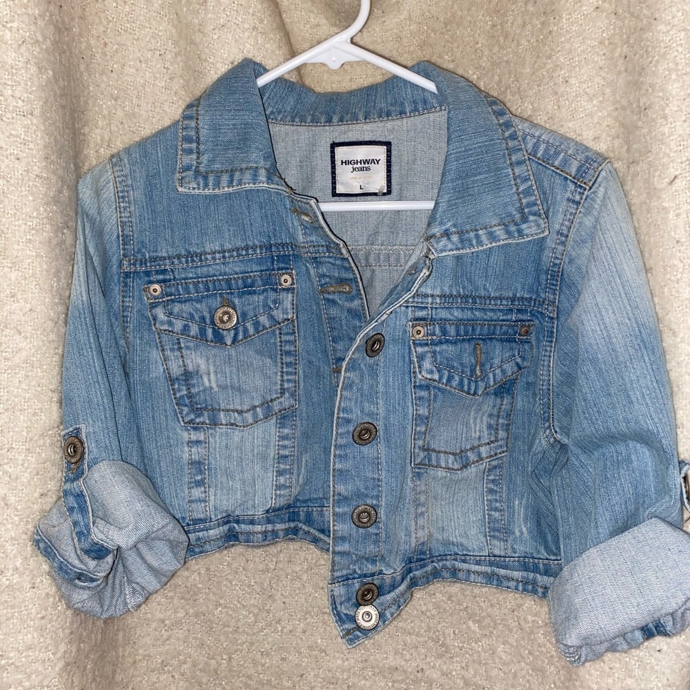Cropped Jean Jacket